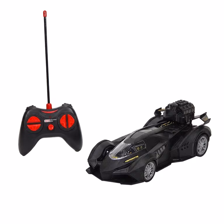 Auto Radiocomandata TU GIOCHI Racing Dark V8 Colore Nero Scala 1:16 con Effetto Spray Luminoso