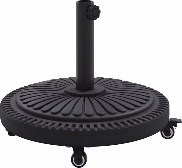Base per ombrellone Art déco Nero Ø 45 x 39.5 cm Ferro