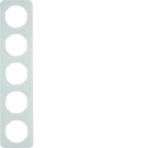Berker 10152109 Cornice in vetro, bianco polare Berker R.1