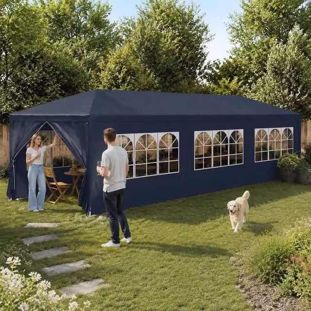 Party Tent 3x9 M Blue