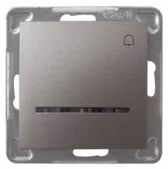 Ospel ŁP-6YS/m/23, titanio, grado di protezione IP20, 250 V, 10 A, 71 mm, 40 mm