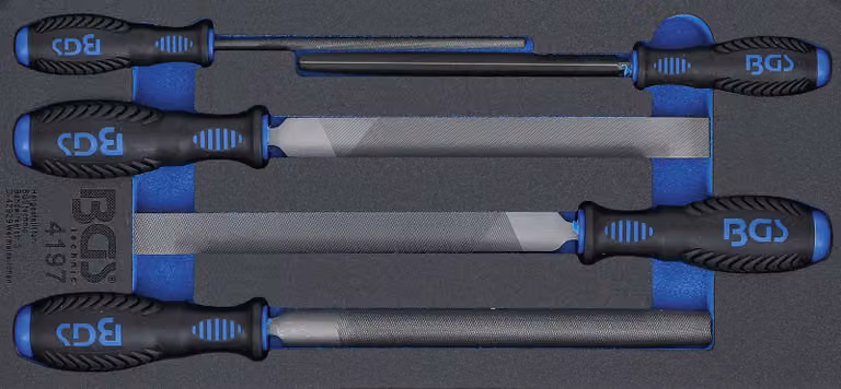 BGS carrello da officina 1/3: set di 5 cartelle da officina - 4197