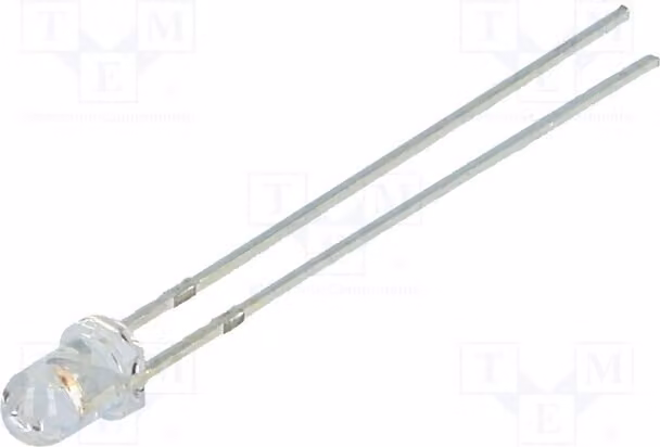 2 LED rosa da 3 mm, 1120÷1560 mcd, 30°, modello OSK5DK3131A-12V, diodi LED a montaggio superficiale (SMD), 3 mm
