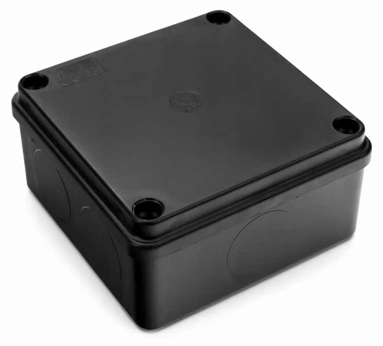 Pawbol | Scatola Di Installazione S-Box 116C - Nera - IP55 - Resistente Ai Raggi UV - Alta Resistenza