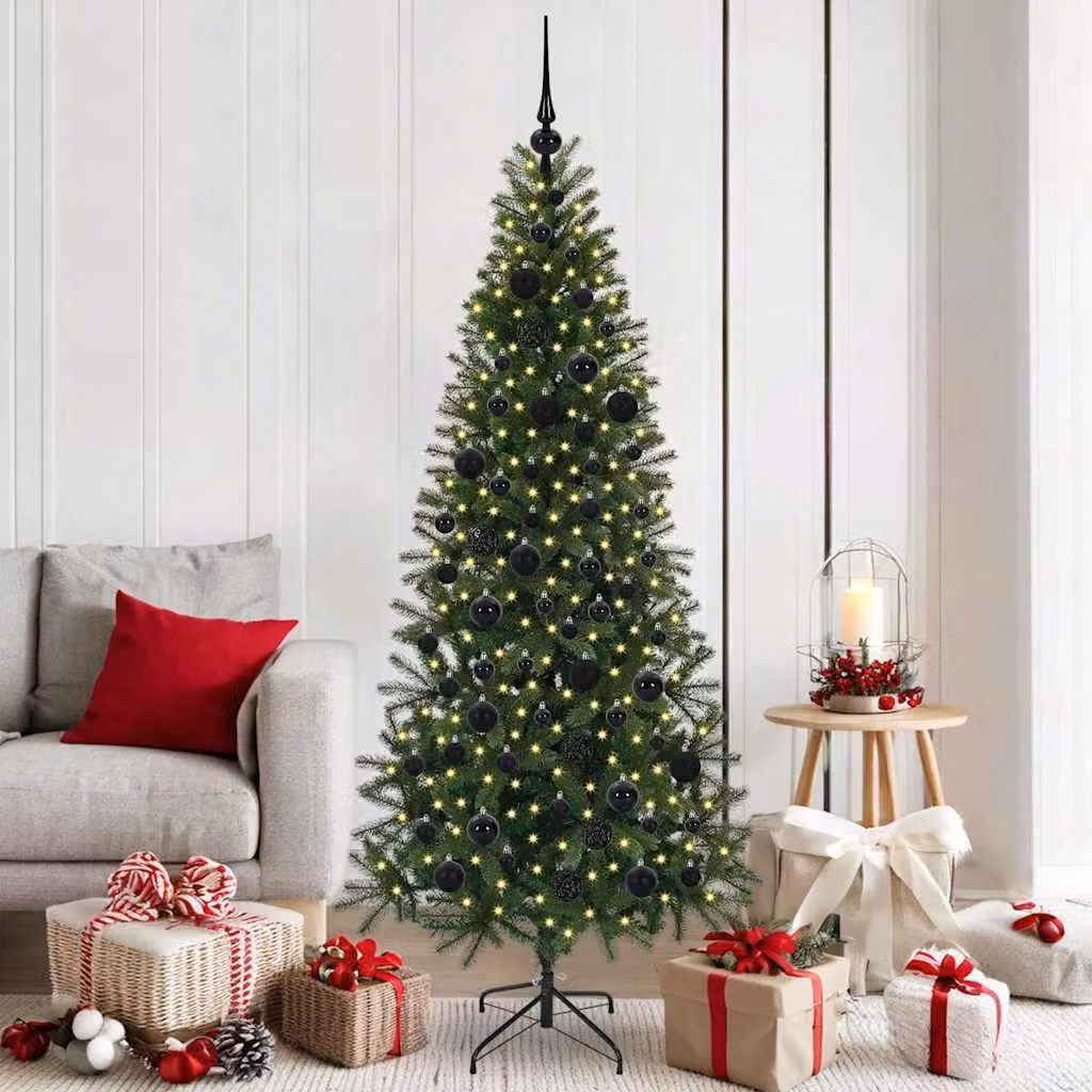 Maison Exclusive - Albero di Natale artificiale, verde, 180 cm, realizzato in PE e PVC