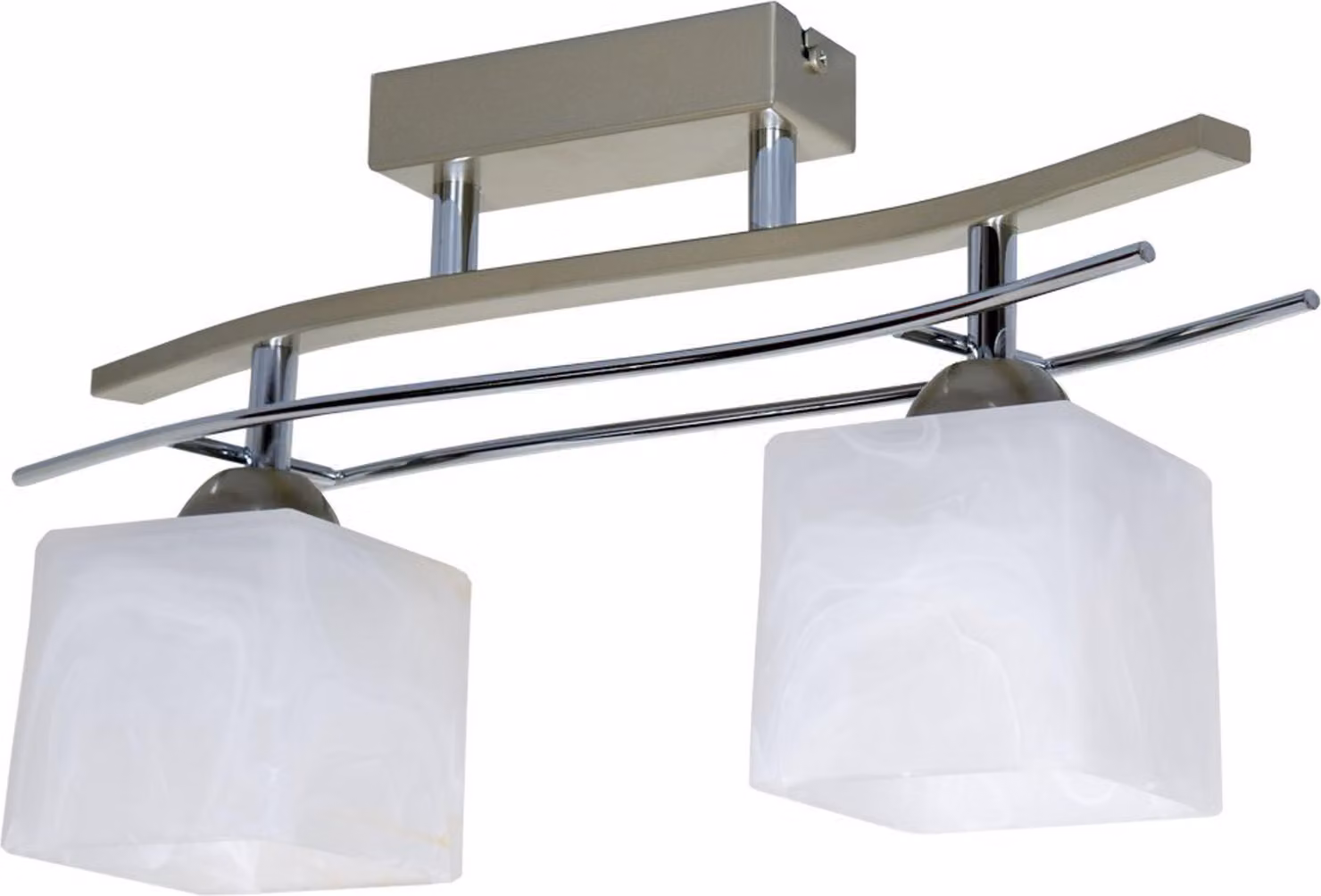 Lampada da soffitto con dettagli cromati, lampada a sospensione, lampadario dal design moderno, illuminazione di stile per soggiorno, camera da letto, cucina e sala da pranzo