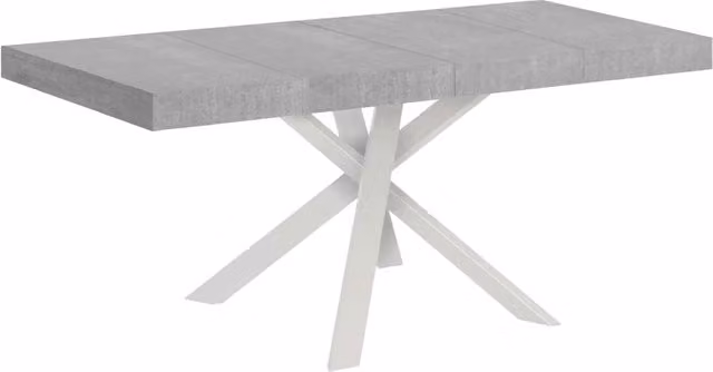Tavolo Allungabile Clerk Premium GIORDANOSHOP Grigio L/P/H: 90 x 90/194 x 77 cm – 1