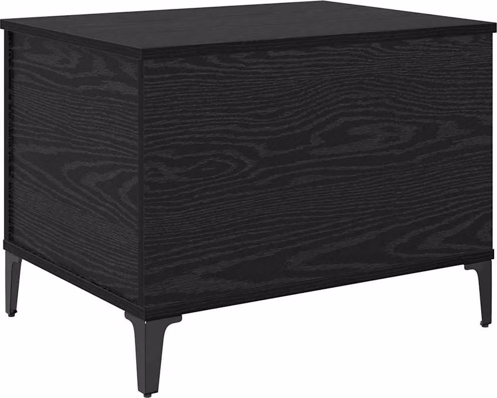 Tavolino da salotto Rovere Nero 60 x 44,5 x 45 cm