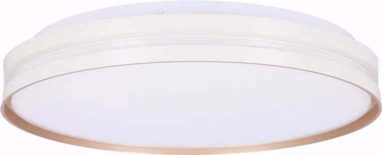 Plafone LED MONTANA - 24W, 4000K (bianco giorno), oro / bianco
