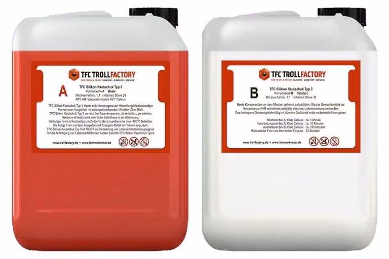Gomma siliconica resistente al calore fino a 450°C, peso: 10 kg (2 confezioni da 5 kg)