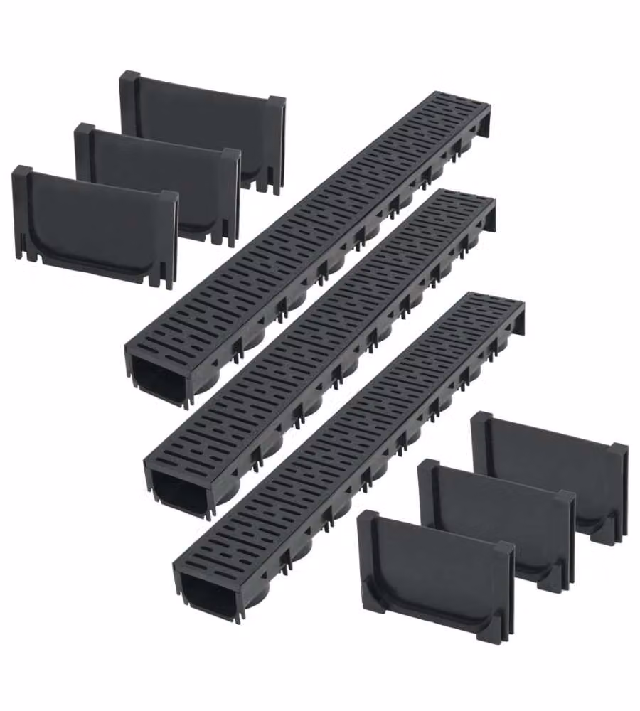 Canalette di Drenaggio in Plastica 3 m