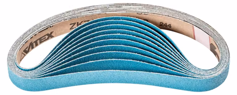 PFERD TOOLS Nastro abrasivo in zirconio BA Z per un'elevata asportazione di truciolo con smerigliatrice a nastro