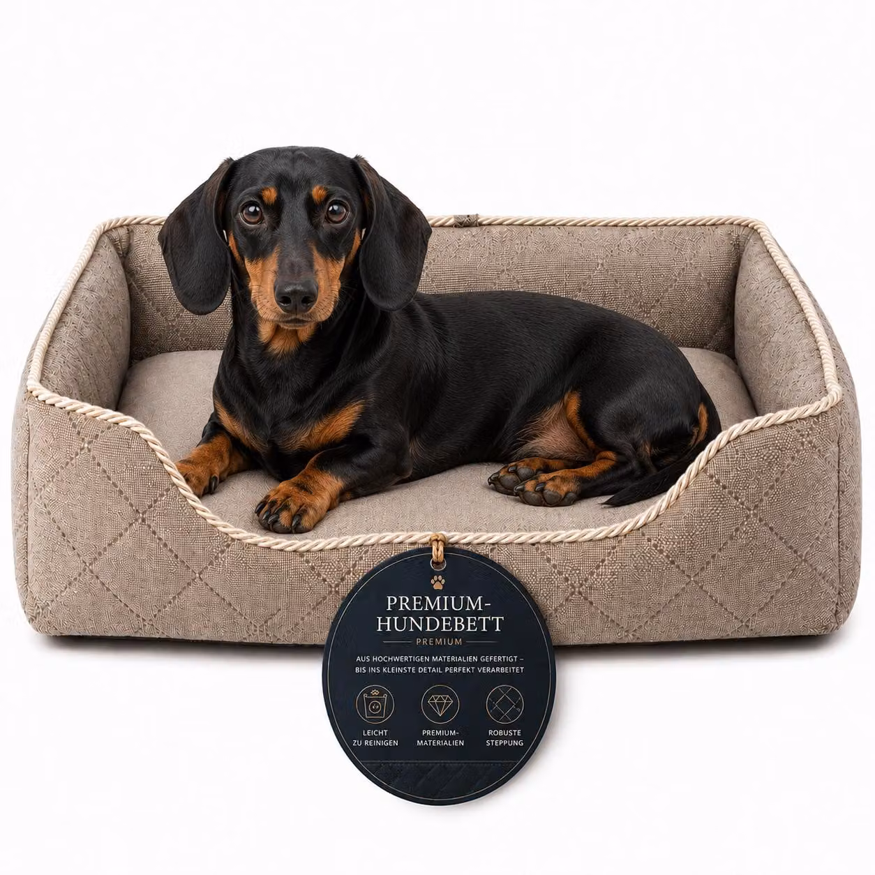 Divano per cane cuccia lavabile rivestimento sfoderabile tessuto da arredamento S 55x45 cm