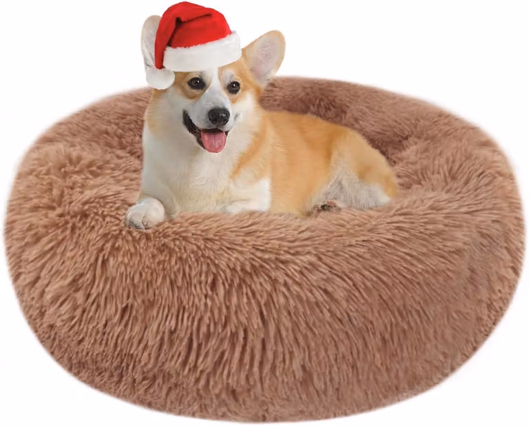 Cuccia per cani, cuccia per gatti, morbida e rotonda in peluche. Cuscino confortevole per cani, cuccia lavabile, taglie M/L/XL, adatta a cani e gatti di piccola, media e grande taglia