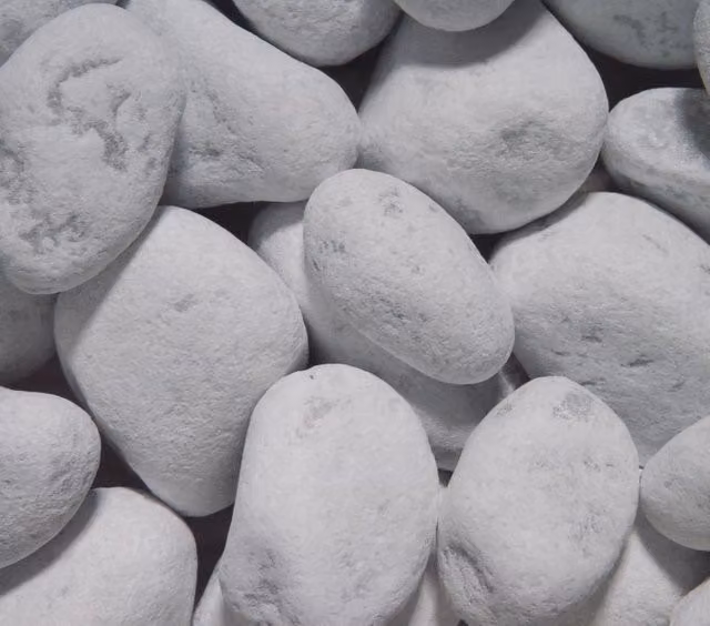 10 Sacchi da 25 kg di Ciottoli di Marmo Bianco Carrara 15/25 mm Vivaio Garden Forest