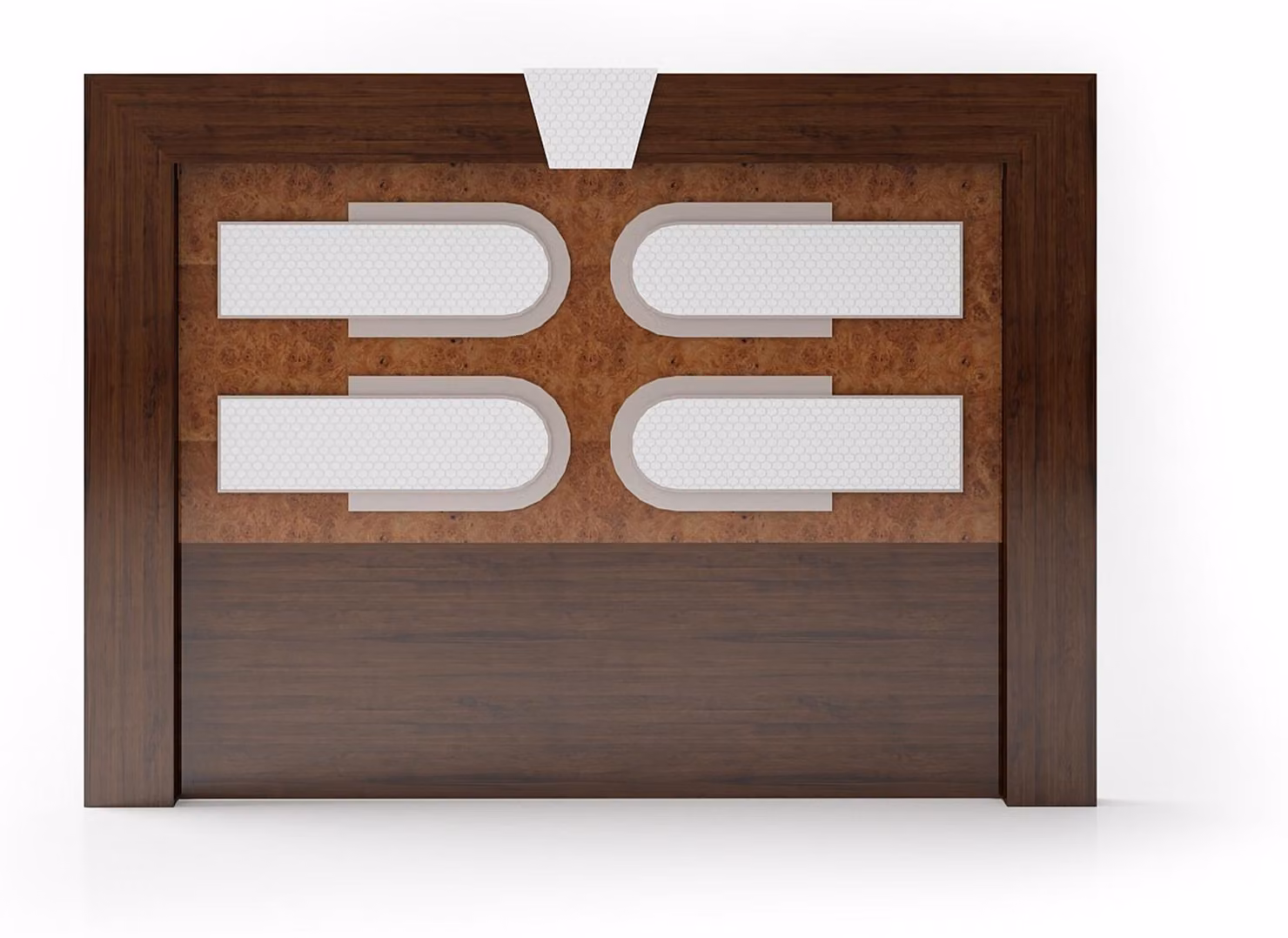 Moderno armadio a muro Elegante studio Mobili in legno impiallacciato Mobili di pregio