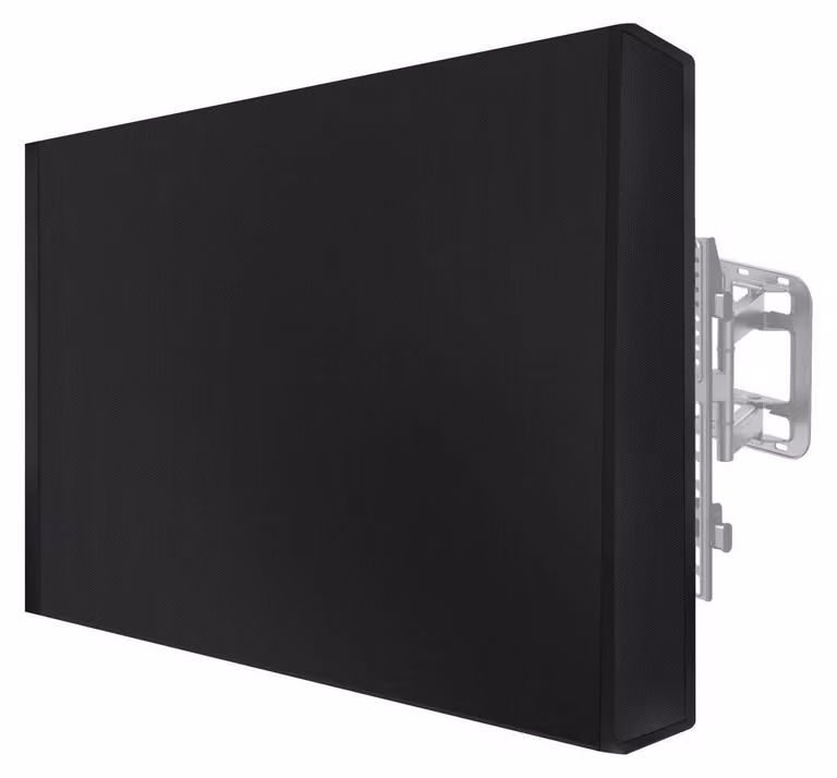 Copertura per TV da esterno, adatta a schermi da 60-63 pollici, resistente agli agenti atmosferici, universale, colore nero, dimensioni 148x95x14 cm