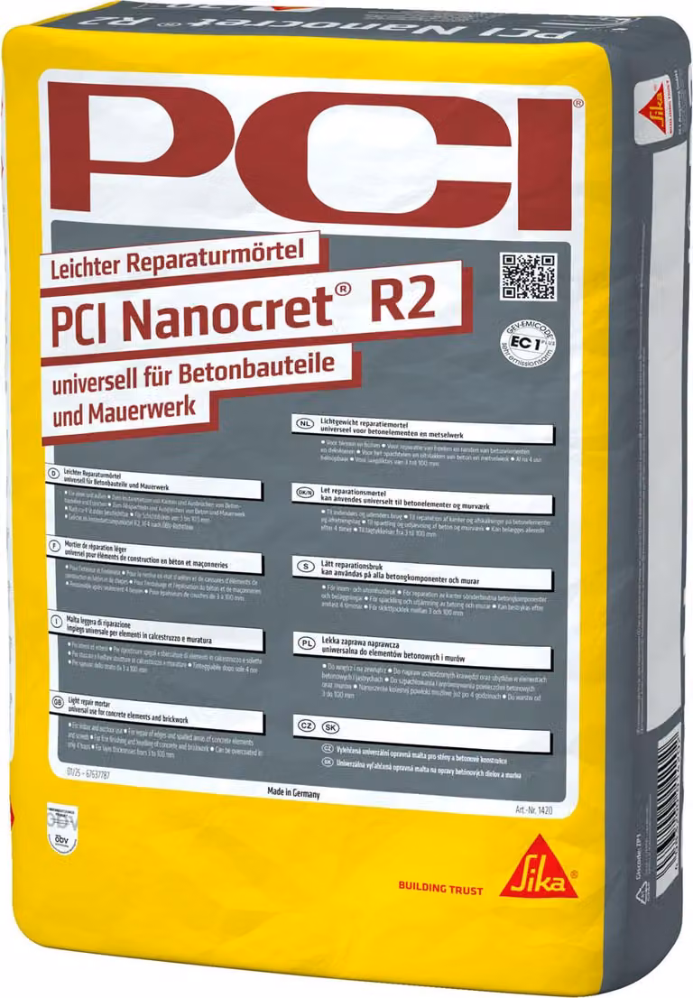 PCI Nanocret R2 Leichter Reparaturmörtel 20 kg