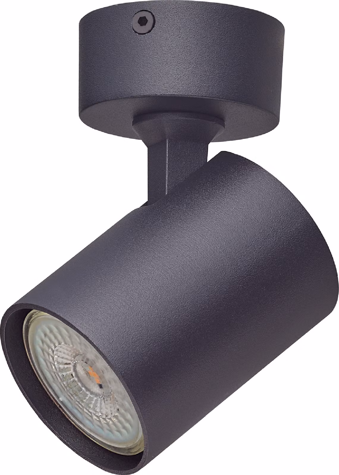 Oktaplex plafoniera nera GU10 faretto da soffitto 1 fiamma LED fascio spot faretto orientabile da parete faretto 230V