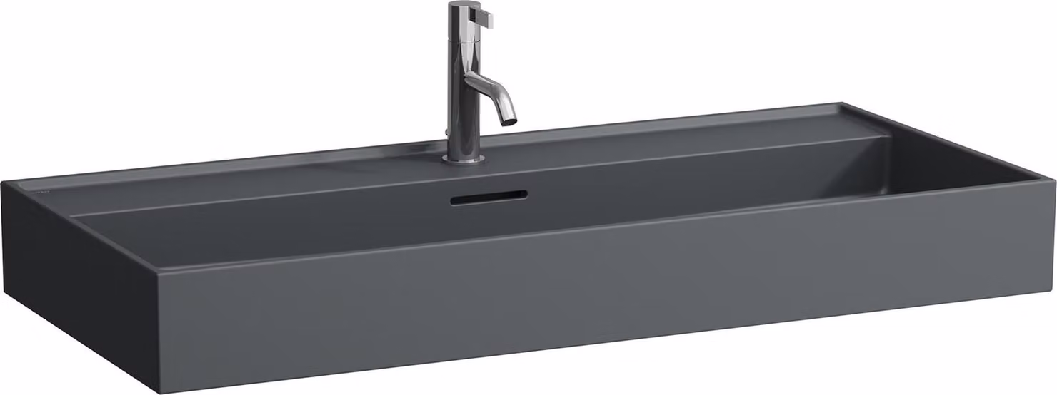 LAUFEN Kartell lavabo à poser, 1 trou pour robinet, avec trop-plein, 1000x460mm, H8163377581041, H8163377581041