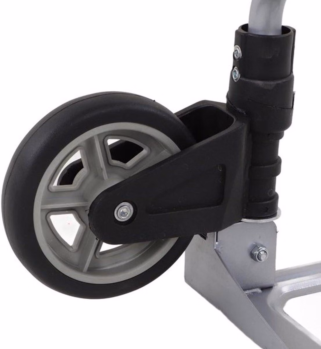 Carrello pieghevole da trasporto, capacità di carico 70 kg - Carrello portatile - Carrello di trasporto in alluminio - Carrello robusto - Altezza regolabile - Dimensioni compatte da riposto