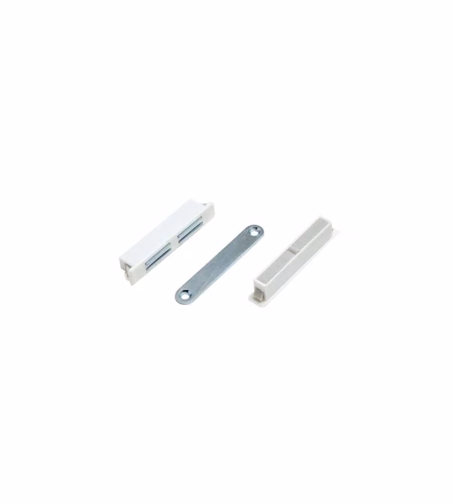 Chiusura Magnetica Incasso Senza Fori Viti Bianco