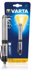 Mini torcia da taschino con clip Varta LED Argento e Nero