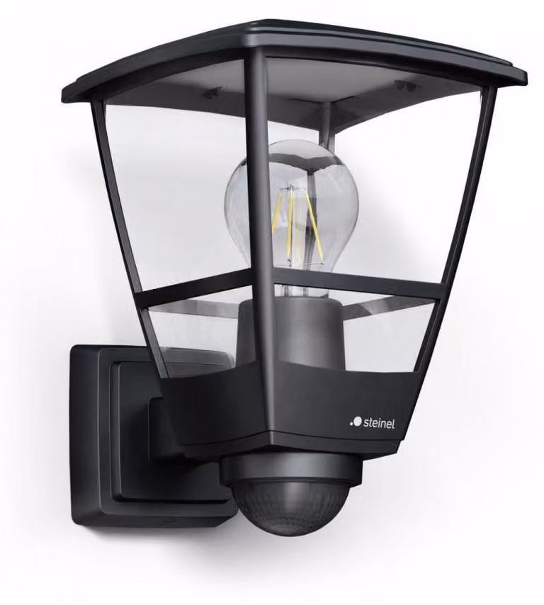 Steinel sensore luce esterna L 10 S nero con rilevatore di movimento
