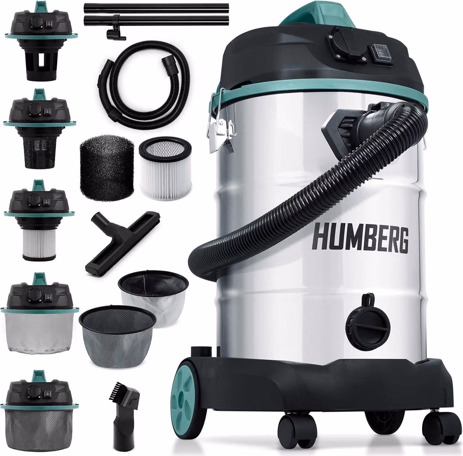 Aspirapolvere industriale 30L 1600W HM-402