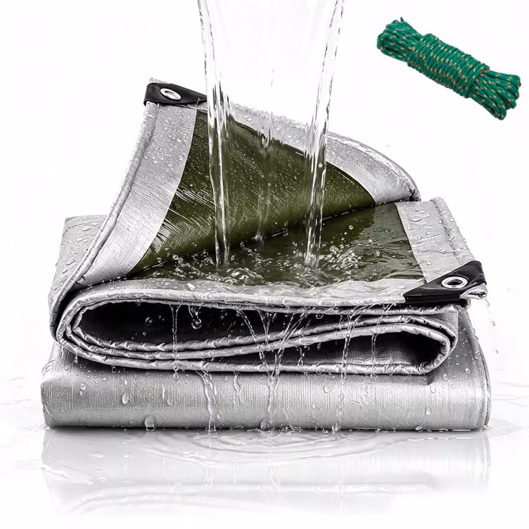 Telo impermeabile 2 x 3 metri - Telo coprienti resistente all'acqua e ai raggi UV